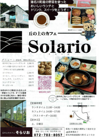 フライヤーそらりお表面の画像